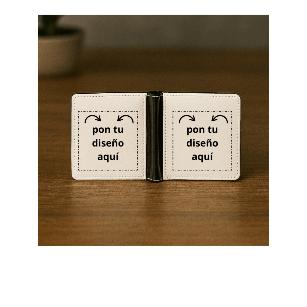 Cartera hombres blanca