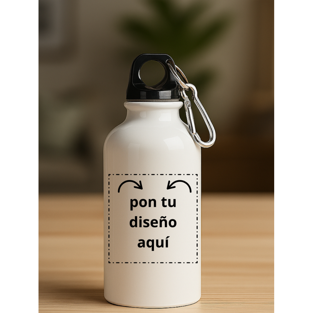 Botella personalizable para Gym – Aluminio Resistente 400 ml | custoneo