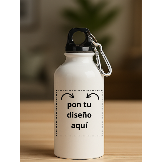 Botella personalizable para Gym – Aluminio Resistente 400 ml | custoneo